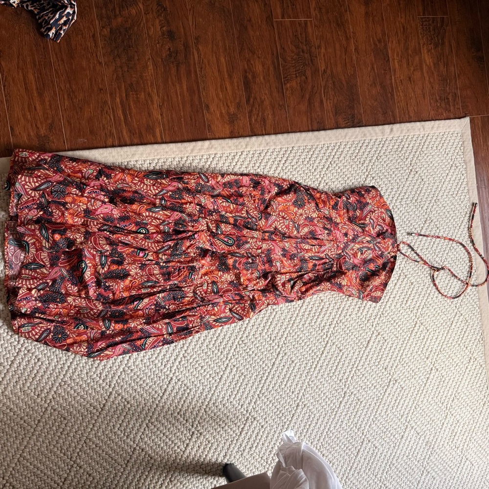 Halter neck  Bohemian Print Maxi Dress